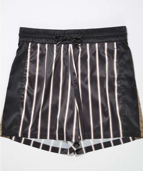 SUPERTHANKS（スーパーサンクス）の「サテンショートパンツ（その他パンツ・メンズ・レオパード/ストライプ/モカ/ブラック・M/L/S）」の21枚目の写真