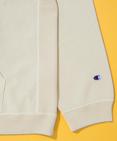 Champion（チャンピオン）の「＜Champion × monkey time＞ REVERSE WEAVE PO HOODY/パーカ ◆（パーカー・メンズ・オフホワイト/ダークグリーン/イエロー・XX-LARGE/X-LARGE/LARGE/SMALL/MEDIUM）」の15枚目の写真
