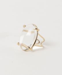 RIVE DROITE | オーバルガラスリング(ネックレス)