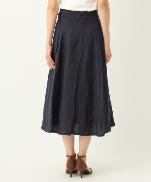 A part by（アパートバイ）の「L/Rキリカエフレアスカート　789655（スカート・レディース・ブラウン/ベージュ/ネイビー/レッド/ブラック系その他・MEDIUM/LARGE）」の17枚目の写真