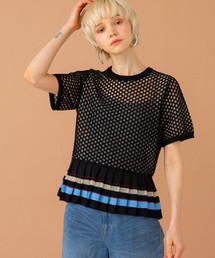 UNITED TOKYO | タックプリーツラスティーニット(ニット/セーター)