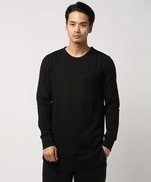 ワッフルロング丈長袖Tシャツ カットソー