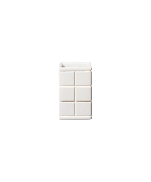 PUEBCO(プエブコ)の「CERAMIC BATH ENSEMBLE Toothbrush Stand(バス/トイレグッズ)」|ホワイト