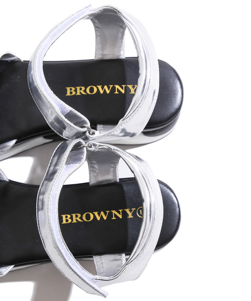 WEGO（ウィゴー）の「WEGO/厚底スポーツサンダル（サンダル・レディース・シルバー/ホワイト/ブラック・MEDIUM/LARGE）」の7枚目の写真