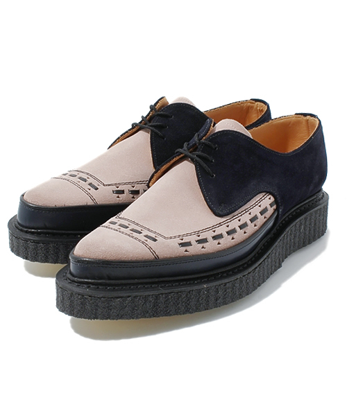 And A(アンドエー)の「クラシック クリーパー 3705 (GEORGE COX)(その他シューズ・レディース・グレー/ネイビー・23.0cm/24.0cm)」の2枚目の写真