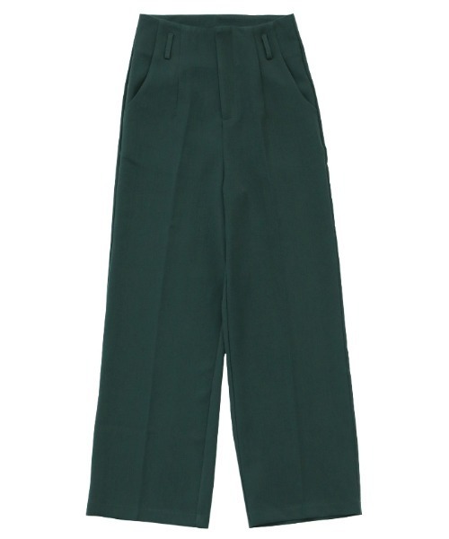 select MOCA(セレクトモカ)の「ハイウエストワイドパンツ(スラックス・レディース・ブラック/グリーン/ボルドー/グレイッシュブルー/レンガ/ブルー/ライトグリーン/ライトベージュ・SMALL/MEDIUM)」の15枚目の写真