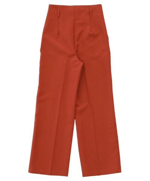 select MOCA(セレクトモカ)の「ハイウエストワイドパンツ(スラックス・レディース・ブラック/グリーン/ボルドー/グレイッシュブルー/レンガ/ブルー/ライトグリーン/ライトベージュ・SMALL/MEDIUM)」の18枚目の写真