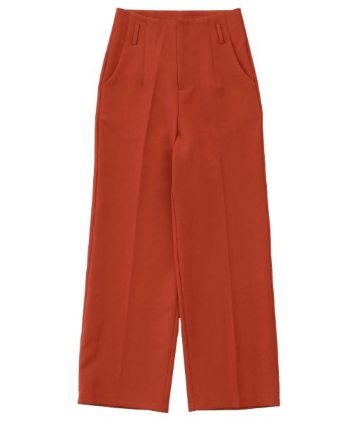 select MOCA(セレクトモカ)の「ハイウエストワイドパンツ(スラックス・レディース・ブラック/グリーン/ボルドー/グレイッシュブルー/レンガ/ブルー/ライトグリーン/ライトベージュ・SMALL/MEDIUM)」の16枚目の写真