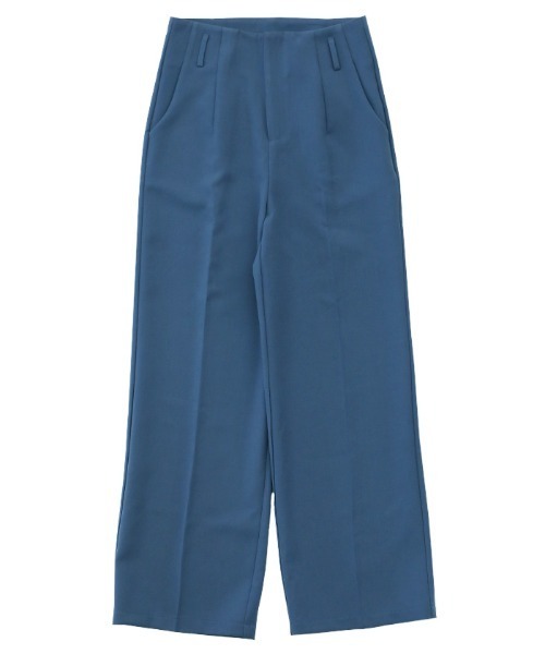 select MOCA(セレクトモカ)の「ハイウエストワイドパンツ(スラックス・レディース・ブラック/グリーン/ボルドー/グレイッシュブルー/レンガ/ブルー/ライトグリーン/ライトベージュ・SMALL/MEDIUM)」の14枚目の写真