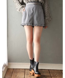 one after another NICE CLAUP | ベルトアソート裾フリルショートパンツ(その他パンツ)