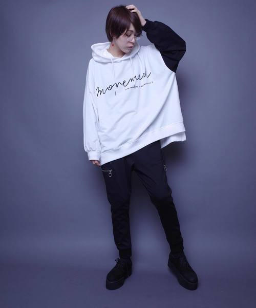 AFYF（エーエフワイエフ）の「AFYF MOVEMENT 2TONE MIX OVERSIZE PARKA F/2TONEミックスオーバーサイズパーカー（パーカー・レディース・ホワイト/ブラック・FREE）」の7枚目の写真