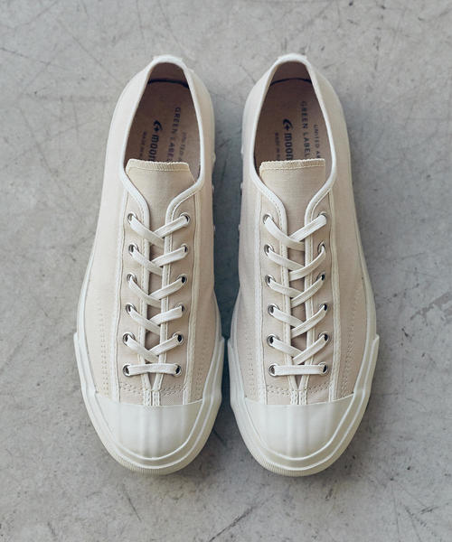 MoonStar（ムーンスター）の「★別注[ムーンスター]SC moonstar GYM/C GLR スニーカー(23cm～25cm）（スニーカー・レディース・ベージュ/ネイビー・25cm/24.5cm/23cm/23.5cm/24cm）」の2枚目の写真