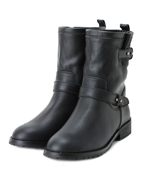 AMBIENT（アンビエント）の「ショートエンジニアブーツ（ブーツ・レディース・レッド系その他/ベージュ/ブラック・35.5/22.5/37.5/24.5/36.5/23.5）」の2枚目の写真