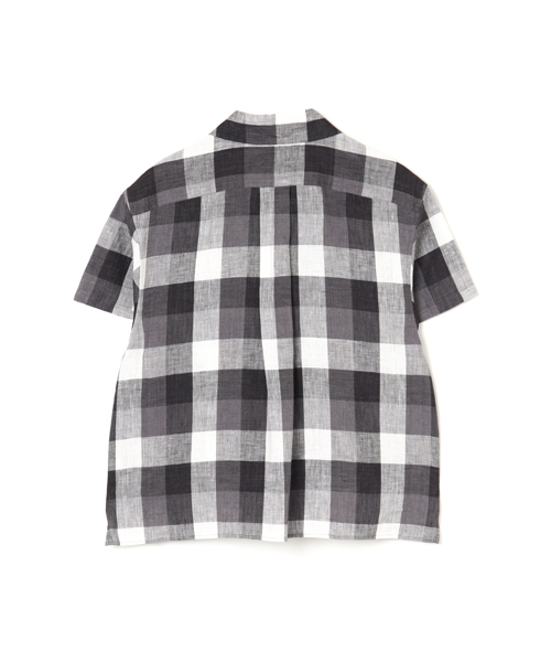 MARGARET HOWELL マーガレットハウエル　リネンチェックシャツ　麻 GRAPHIC GRID CHECK COTTON SHIRT | MARGARET HOWELL