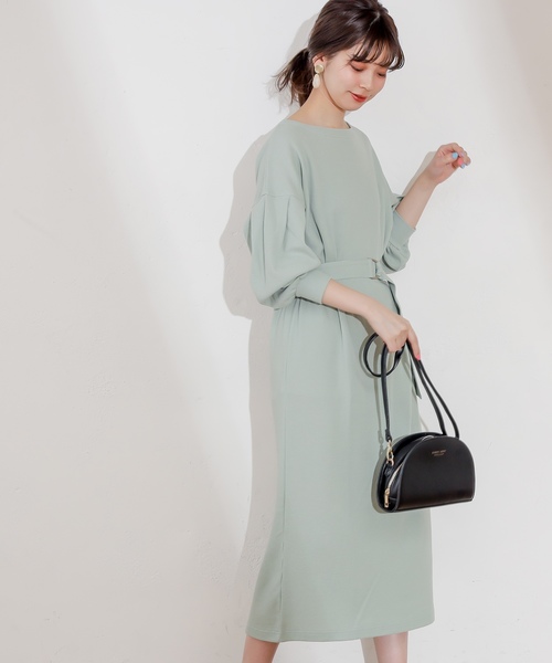 natural couture(ナチュラルクチュール)の「スナップボタン付ワッフルワンピース(ワンピース・レディース・オフホワイト/ブラック/ライトベージュ/ミント/レンガ/イエロー/ピンク系その他・FREE)」の21枚目の写真
