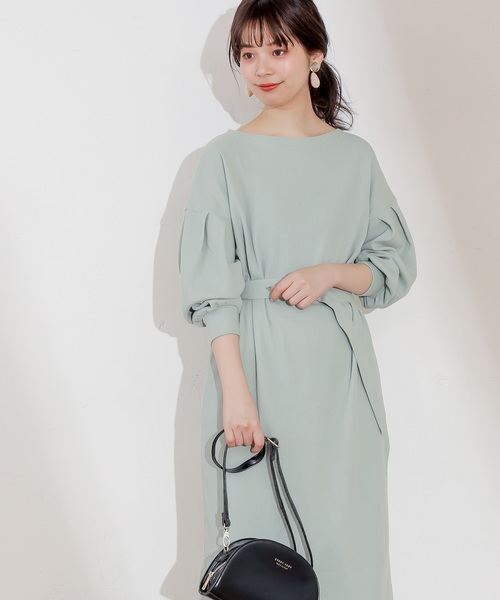 natural couture(ナチュラルクチュール)の「スナップボタン付ワッフルワンピース(ワンピース・レディース・オフホワイト/ブラック/ライトベージュ/ミント/レンガ/イエロー/ピンク系その他・FREE)」の22枚目の写真