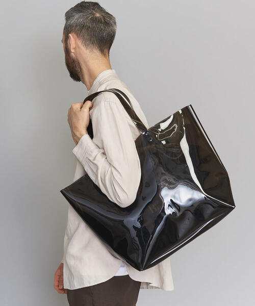 BEAUTY&YOUTH UNITED ARROWS（ビューティーアンドユースユナイテッドアローズ）の「BY PVC クリア トートバッグ（トートバッグ・メンズ・オフホワイト/ダークグレー・FREE）」の17枚目の写真