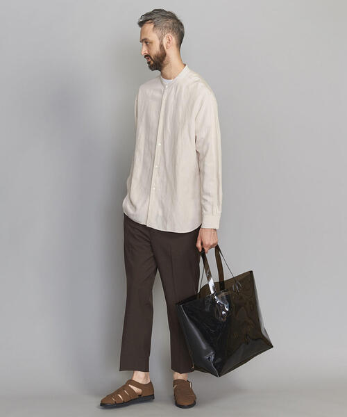 BEAUTY&YOUTH UNITED ARROWS（ビューティーアンドユースユナイテッドアローズ）の「BY PVC クリア トートバッグ（トートバッグ・メンズ・オフホワイト/ダークグレー・FREE）」の20枚目の写真