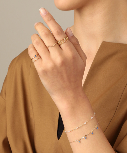 NOJESS(ノジェス)の「K10ピンキーリング(リング・レディース・ピンク系その他/ブルー系その他/グリーン系その他・#3/#5)」の5枚目の写真