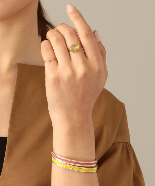 NOJESS(ノジェス)の「K10ピンキーリング(リング・レディース・ピンク系その他/ブルー系その他/グリーン系その他・#3/#5)」の4枚目の写真