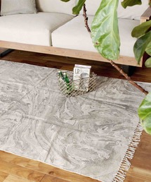 a.depeche（アデペシュ）の「marble rug cloud gray  1400 / マーブルコットンラグマット（ラグ/マット）」