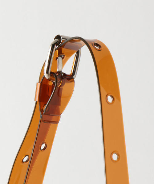 NaNa-NaNa（ナナナナ）の「＜nana-nana＞B6 クリアバッグ -2WAY- Ψ（ショルダーバッグ・レディース・ブラウン/その他1・FREE）」の6枚目の写真