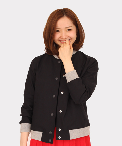 Another Edition（アナザーエディション）の「AE C/N ダブルフェイス BLSN（ブルゾン・レディース・ホワイト/ベージュ/ネイビー・SMALL/MEDIUM）」の3枚目の写真