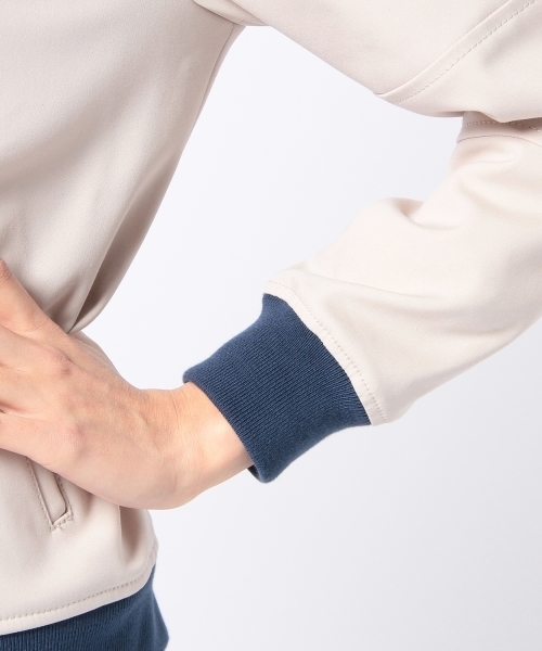 Another Edition（アナザーエディション）の「AE C/N ダブルフェイス BLSN（ブルゾン・レディース・ホワイト/ベージュ/ネイビー・SMALL/MEDIUM）」の8枚目の写真