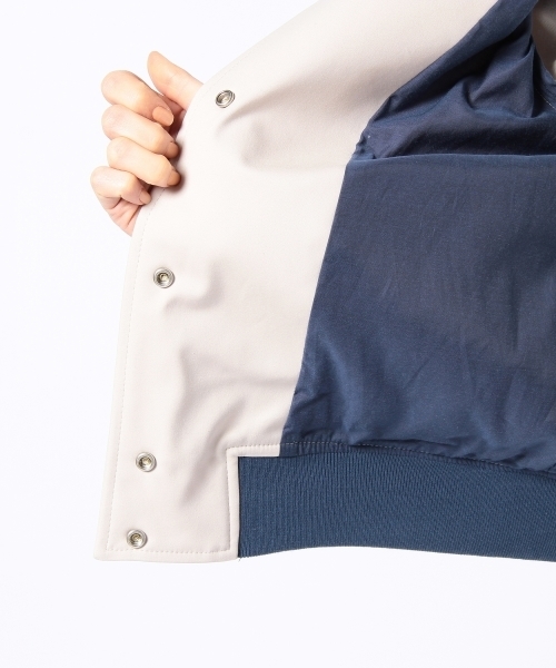 Another Edition（アナザーエディション）の「AE C/N ダブルフェイス BLSN（ブルゾン・レディース・ホワイト/ベージュ/ネイビー・SMALL/MEDIUM）」の16枚目の写真