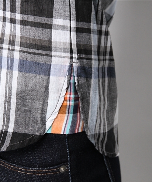 WHO'S WHO gallery（フーズフーギャラリー）の「【WEB限定価格】チェックノースリーブシャツ（シャツ/ブラウス・レディース・ブルー系その他/ブラウン系その他/レッド系その他・FREE）」の6枚目の写真