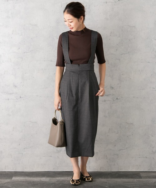 URBAN RESEARCH ROSSO(アーバンリサーチロッソ)の「【Oggi掲載】ヘリンボーンタイトスカート(スカート)」|ブラック