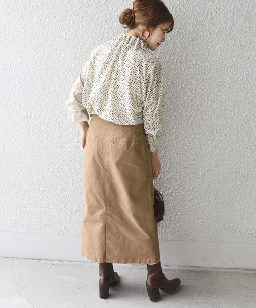 SHIPS（シップス）の「(2330)WC:BAKER SK（スカート・レディース・ベージュ/ダークグレー・38/36）」の11枚目の写真