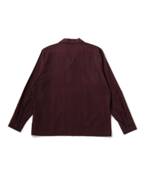 SHIPS(シップス)の「SU: スーピマコットン オープンカラー シャツ(シャツ/ブラウス・メンズ・ブラック/ワイン/ネイビー・SMALL/MEDIUM/LARGE/X-LARGE)」の4枚目の写真