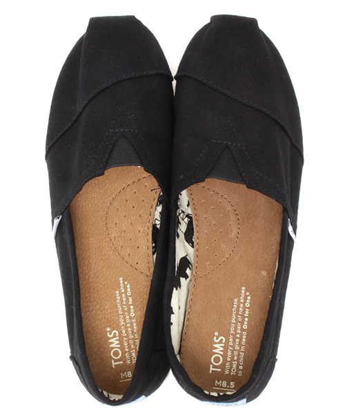 TOMS（トムス）の「トムス メンズクラシック スリッポン キャンバス TOMS Classic Canvas（スニーカー・メンズ・ブラック・26.5cm）」の5枚目の写真