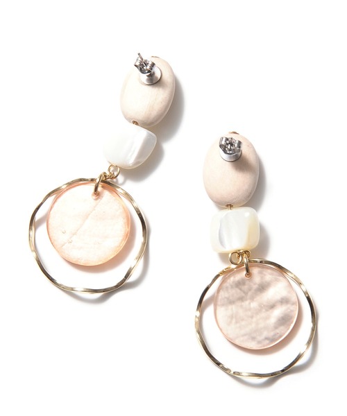 JACK & MARIE（ジャックアンドマリー）の「JACK & MARIE Design Earrings TypeB (ジャックアンドマリー デザインピアスB)（ピアス（両耳用）・レディース・ホワイト系その他/アイボリー/ブラック/ブラウン/ゴールド/グレー/シルバー・ONE SIZE）」の9枚目の写真