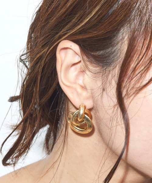 JACK & MARIE（ジャックアンドマリー）の「JACK & MARIE Design Earrings TypeB (ジャックアンドマリー デザインピアスB)（ピアス（両耳用）・レディース・ホワイト系その他/アイボリー/ブラック/ブラウン/ゴールド/グレー/シルバー・ONE SIZE）」の21枚目の写真