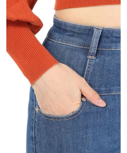 EMODA(エモダ)の「【ELDER】NUDEハイウエストデニム(デニムパンツ・レディース・インディゴブルー/ブラック/ブルー・MEDIUM/X-SMALL/SMALL)」の14枚目の写真