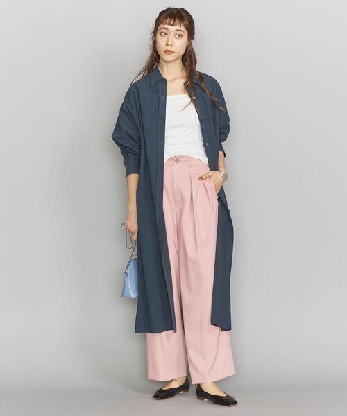 ユナイテッドアローズ BEAUTY&YOUTH コットン100 シャツワンピース ユナイテッドアローズ BEAUTY&YOUTH コットン100 シャツワンピース
