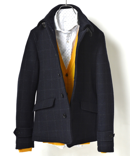 SHIPS（シップス）の「SC: メルトン シングルPコート□○（ピーコート