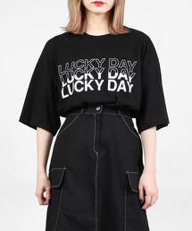 DING | DING/LUCK DAYビッグシルエットTシャツ(Tシャツ/カットソー)