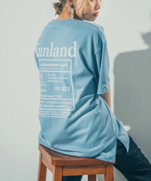 WEGO（ウィゴー）の「WEGO/【WEB限定】バックプリントロゴビッグシルエットTシャツ（Tシャツ/カットソー・レディース・グリーン/サックスブルー/ライム/ブラック/レッド/その他1/その他2/レッド系その他/グリーン系その他/その他3/ブラウン/ブルー系その他/その他4/ダークグリーン/ブラウン系その他/その他5/その他6/その他9/その他7/その他8/その他10/その他11/その他12/その他13・FREE）」の13枚目の写真