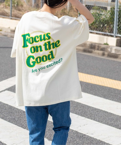 WEGO（ウィゴー）の「WEGO/【WEB限定】バックプリントロゴビッグシルエットTシャツ（Tシャツ/カットソー・レディース・グリーン/サックスブルー/ライム/ブラック/レッド/その他1/その他2/レッド系その他/グリーン系その他/その他3/ブラウン/ブルー系その他/その他4/ダークグリーン/ブラウン系その他/その他5/その他6/その他9/その他7/その他8/その他10/その他11/その他12/その他13・FREE）」の15枚目の写真