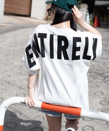 WEGO/【WEB限定】バックプリントロゴビッグシルエットTシャツ