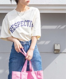 WEGO/【WEB限定】バックプリントロゴビッグシルエットTシャツ
