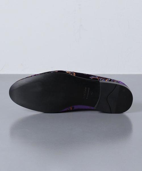 Needles VELVET MULE ブラック Needles /ニードルズ Velvet Mule - Papillon Embroidery