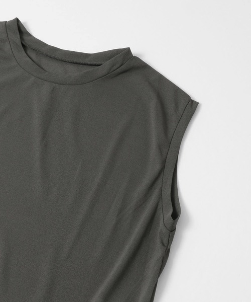 LAATO(ラート)の「FRINGE T-SHIRTS(Tシャツ/カットソー・レディース・チャコールグレー/ブラウン/オフホワイト・FREE)」の7枚目の写真