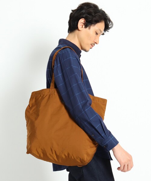 TAKEO KIKUCHI（タケオキクチ）の「テレワーク ポケッタブル サブトートバッグ（トートバッグ・メンズ・カーキ/こしょう色系/ネイビー・00）」の8枚目の写真