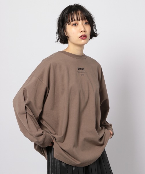 セール】プチロゴBIGロンT /プリントロンT（Tシャツ/カットソー