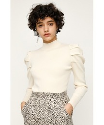 SLY | TUCK PUFF SLEEVE HG トップス2/タックパフスリーブハイゲージニット(ニット/セーター)