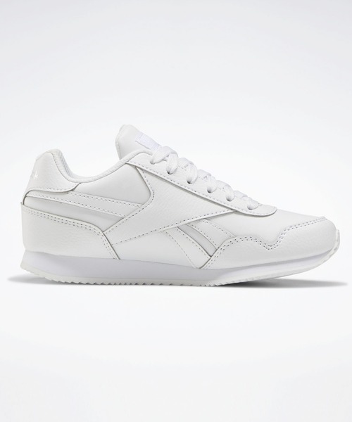 Reebok（リーボック）の「ロイヤル クラシック ジョガー 3 / Royal Classic Jogger 3（スニーカー・キッズ・ホワイト×ピンク/ホワイト×ホワイト/ホワイト・22.0cm/17.0cm/18.0cm/19.0cm/20.0cm/21.0cm/24.0cm/23.5cm/22.5cm/24.5cm/25.0cm/23.0cm/20.5cm/18.5cm/19.5cm/21.5cm/17.5cm）」の10枚目の写真